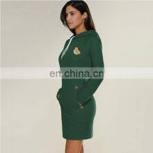 Wholesale Custom Brand Women's Plus Size Casual Sports Sweater Skirt Top Crop DIY Guillotine Bear Hoodie S-5XL thumbnail-4