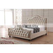 America Style Princess Leather Bed Modern Headboard Wooden Structure Bedroom Furniture Soft Bed Frame thumbnail-5