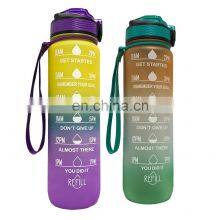 Ready to Ship 1L Customized Clear Plastic Tritan Protein Gym Durable Shaker Sports Workout Gallon Water Bottle Jug thumbnail-3