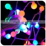 50 Led Multicolor Christmas Light With Frosted Ball Decaration White Wire Tree Light Factory Wholesale thumbnail-4