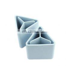 Student Office Supplie Triangle Desktop Silicone Plastic Pencil Organizer