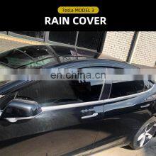 Car External Accessories Rain Cover Trim Sticker For Tesla Model 3 thumbnail-2