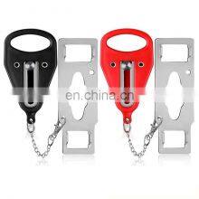 Factory Direct Portable Security Door Lock Travel Lock Padlock Hotel Home Portable Door Lock