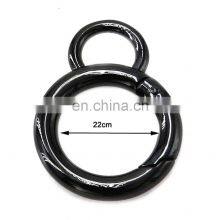 Zinc Alloy O Ring Round Carabiner With Logo Metal Carabiner Key Chain Round Snap Hooks O Ring Carabiner thumbnail-2