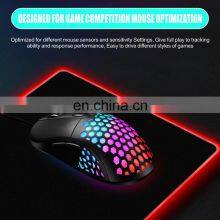New Popular Led Rgb Wired Waterproof Mouse Pad Colorful Lights Custom Anti Slip Game Mouse Keyboard Pad thumbnail-4