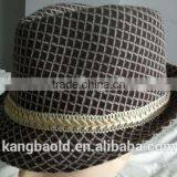 2013 Fashion New Design Felt Wool Fedora Hat thumbnail-6