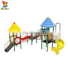 Amusement Park Combine Plastic Slides Playsets Outdoor Kids Playground Games Equipment With Children Swings thumbnail-2