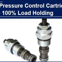 AAK Hydraulic Pressure Control Cartridge Valve with 100% load holding, and solved Kadin's problem
