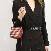 2023 New Arrival Bride Package High-end Sense of Velvet Small Square Bag for Ladies