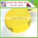 2016 New Design Yellow Jacquard Elastic Band With Logo