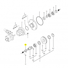 35C25-07400 Oil Transfer Pump Shaft Suit For Mitsubishi S6H S12H thumbnail-2