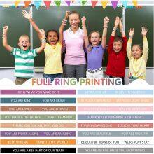 Hot Sale Colorfully Never Give up Printed Silicone Wristbands thumbnail-3