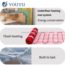 Modern Design HDPE+PP Electric Underfloor Heating Mat Waterproof Floor Warming Mat for Bathroom Electric Heating System thumbnail-3