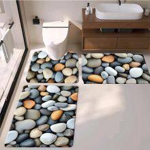 Luxury Wooden Print Anti-Fatigue Mat, Durable PVC Foam, Ergonomic Support for Bath Room thumbnail-4