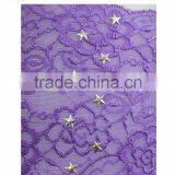 Purple Sexy Full Lace Transparent Woman Panties With Star Metal Decorated thumbnail-5