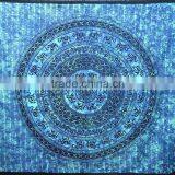 HIPPIE GYPSY TIE DYE INDIAN MANDALA PATTERN VINTAGE HIPPIE WALL DECORATIVE THROW thumbnail-1