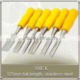2015 Anti-slip Plastic Handle 65# Manganese Steel Wood Carving Chisel