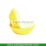 solid yellow 120mm decoration baking muffin paper cupcake christmas