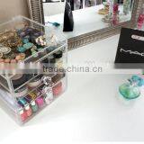 Customized Clear Diamond Premium Handles Acrylic Organizer Storage Furniture Drawers for Organization thumbnail-4