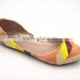 2016 Wholesale Factory Price Special Leather Multicolor Lady Flat Shoes in Stock thumbnail-2