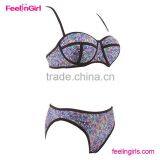 Sexy Women's Wild Bodycon Lace-up Beachwear thumbnail-3