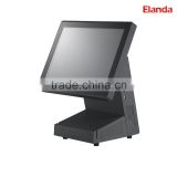 15'' Good quality all in one touch pos machine with thermal printer for retaurant