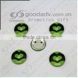 Couple style newest fashionable made in China lovely tin button badge for lover