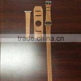 3 in 1 Double Single Tour Cuff Leather Watch Band for Apple Watch Straps thumbnail-2