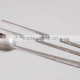 Korea Style Stainless Steel Cutlery Set Spoon and Chopsticks