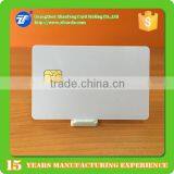 Blank White Plastic Card With Smart ic Chip thumbnail-2