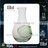 High Quality&Cheap Glass Decanter With a Hole on One Side