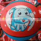 size 5 kids toy rubber basketball