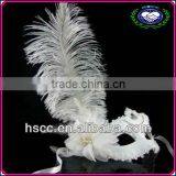 Hot Saling Masquerade Party Mask With Peacock Pefeather thumbnail-1