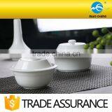 Round White Fine China Ceramic Soup Tureen thumbnail-1