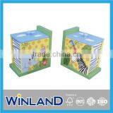 Kids Wooden Safari Animal Design Bookend thumbnail-1
