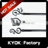 KYOK Muslim Style Ceiling Mounted Double Curtain Rod,window Cast Iron Accessories,curtain Poles for Africa thumbnail-6