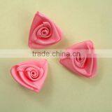 Wholesale satin ribbon handmade flowers