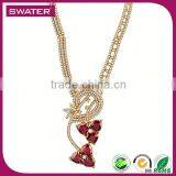 Innovative Products 2016 Red Gemstone 22K Gold Kundan Necklace Set thumbnail-3