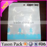Yason poly bag with zip seal plastic zipper poly bags