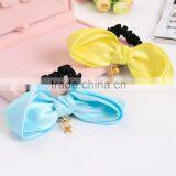Sweet Eiffel Tower Color Ribbon Bows Cheerleading Elastic Hair Bands Rubber Hair Band Fashion Accessories thumbnail-4