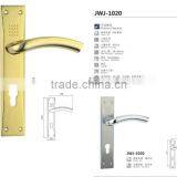 Zinc alloy lever door handle on plate, zinc door handle, Middle east design,