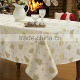 Poloyester Table Cloth/luxury Table Cloth/leaves Printed Table Cloth/ thumbnail-2