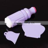 New Silica gel XL Stamper + 2 Scraper for Nail Art Stamp Stamping Plate HN1862