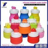 Wholesale New Arrival Silicone Portable Water Bottle