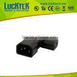C14 to C13 90 Degree Angled Power Converter