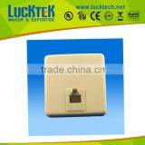 RJ11 Telephone Modular Junction Box (I.D.C.type) Assmbly Wall Plate, Single Modular Wall Mounted thumbnail-1