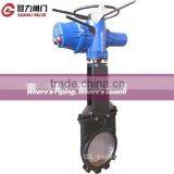 DIN Ductile Iron Electric Knife Gate Valve thumbnail-2