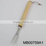 2014 wooden handle BBQ fork