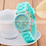 Multicolor Ladies Watch Band Geneva Sport Watch Stainless Steel Quartz in High Quality thumbnail-3