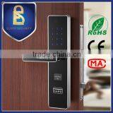 Fashion Sliver Smart Card Password Door Lock With Hidden Touch Screen Keypad Quality Choice